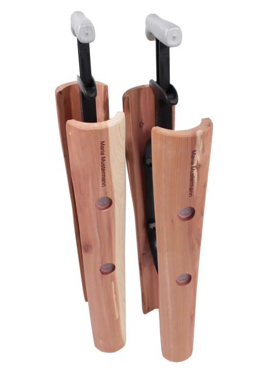 Stiefelspanner Sensomatic 35 cm Zedernholz mit GRAVUR